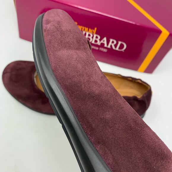 Samuel Hubbard Freedom Dance Wine Suede Women Slip On Flats Size 9M - Picture 8 of 10